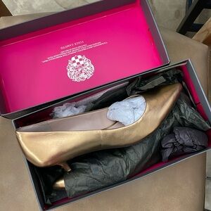 Vince Camuto cooper metallic flats with heel